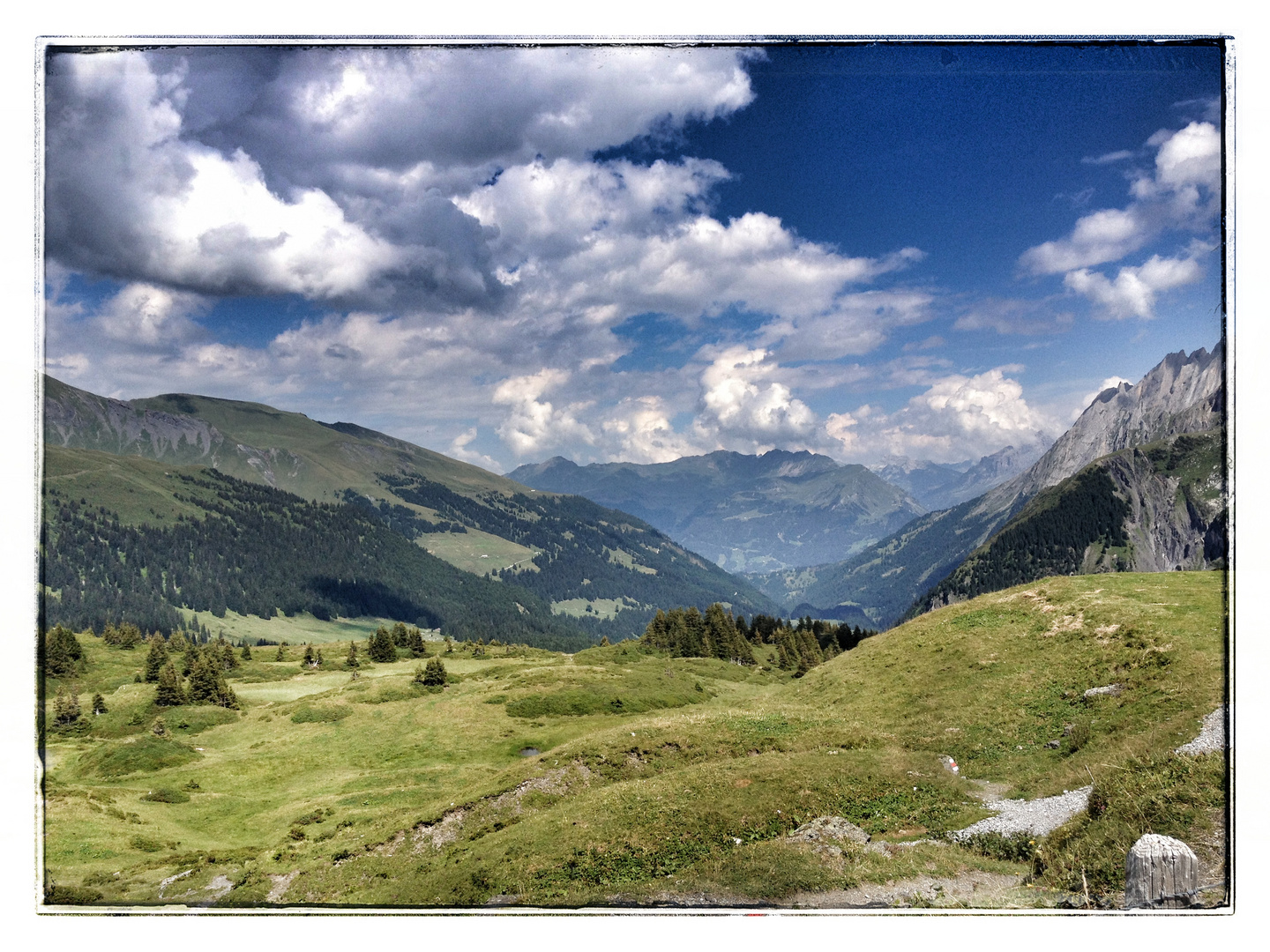 Blick von der grossen Scheidegg