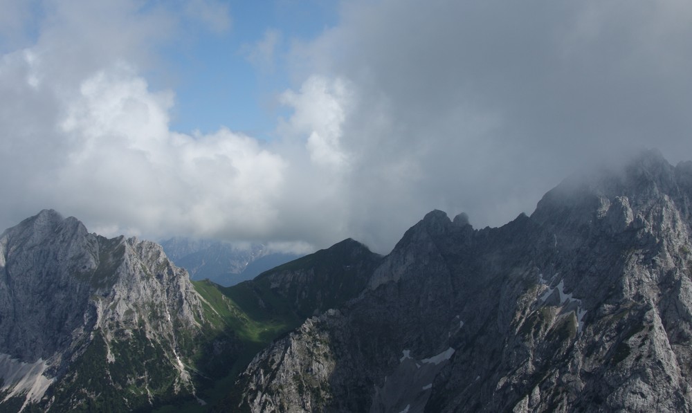 Blick von der Großen Schlicke (2060m)_Tannheimer Tal