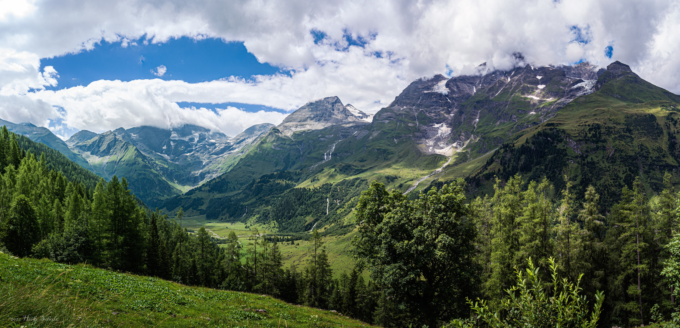 Blick von der Großglockner Hochalpenstraße