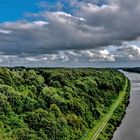 Blick von der Grünentaler Hochbrücke ...