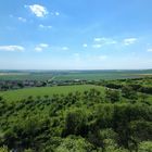 Blick von der Hakenburg ins Thüringer Becken