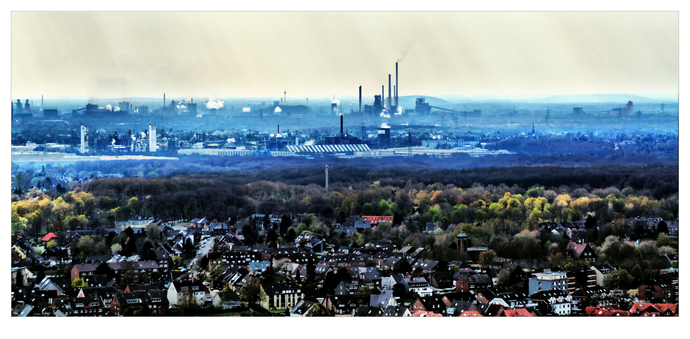 Blick von der Halde Haniel in den Pott