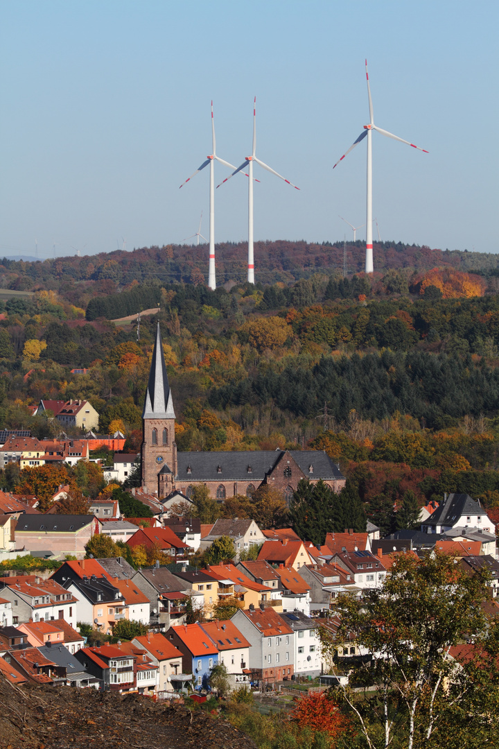 Blick von der Halde Reden