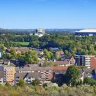 Blick von der Halde Rungenberg auf die Veltins Arena