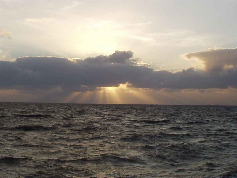 Blick von der Hamburger Hallig in Richtung Westen