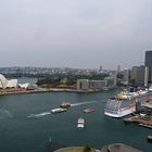 Blick von der Harbour Bridge aus Sidney