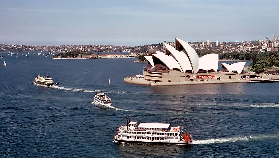 Blick von der Harbour-Bridge.