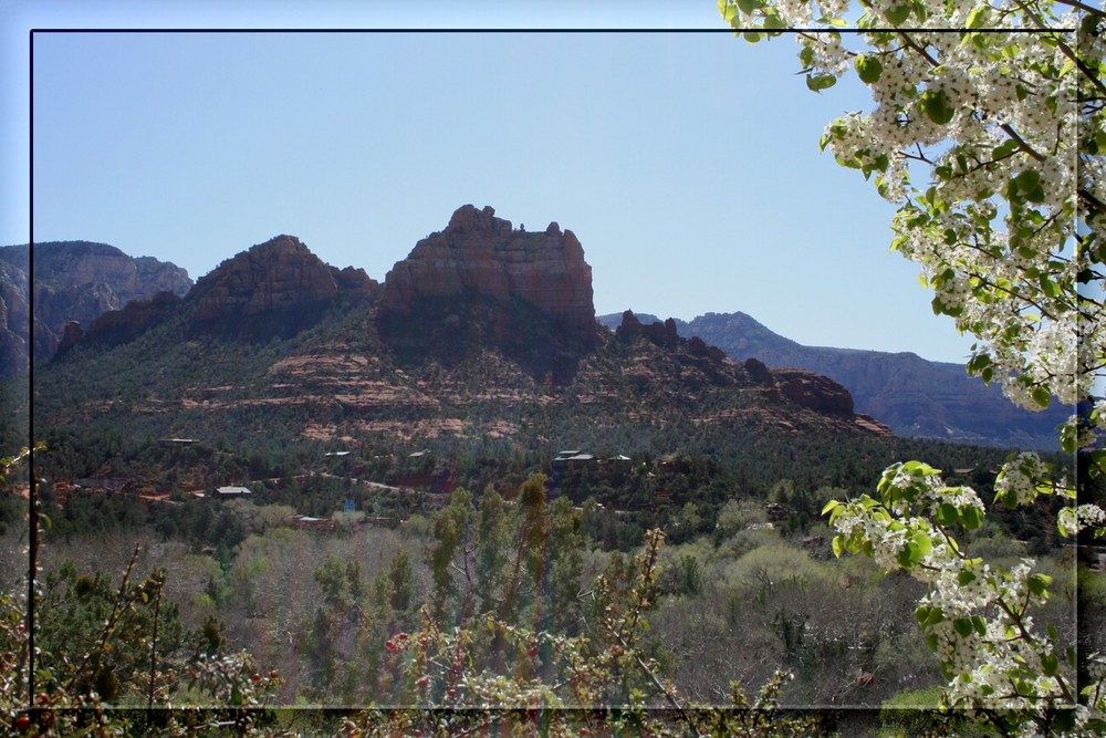 Blick von der Hauptstrasse von Sedona