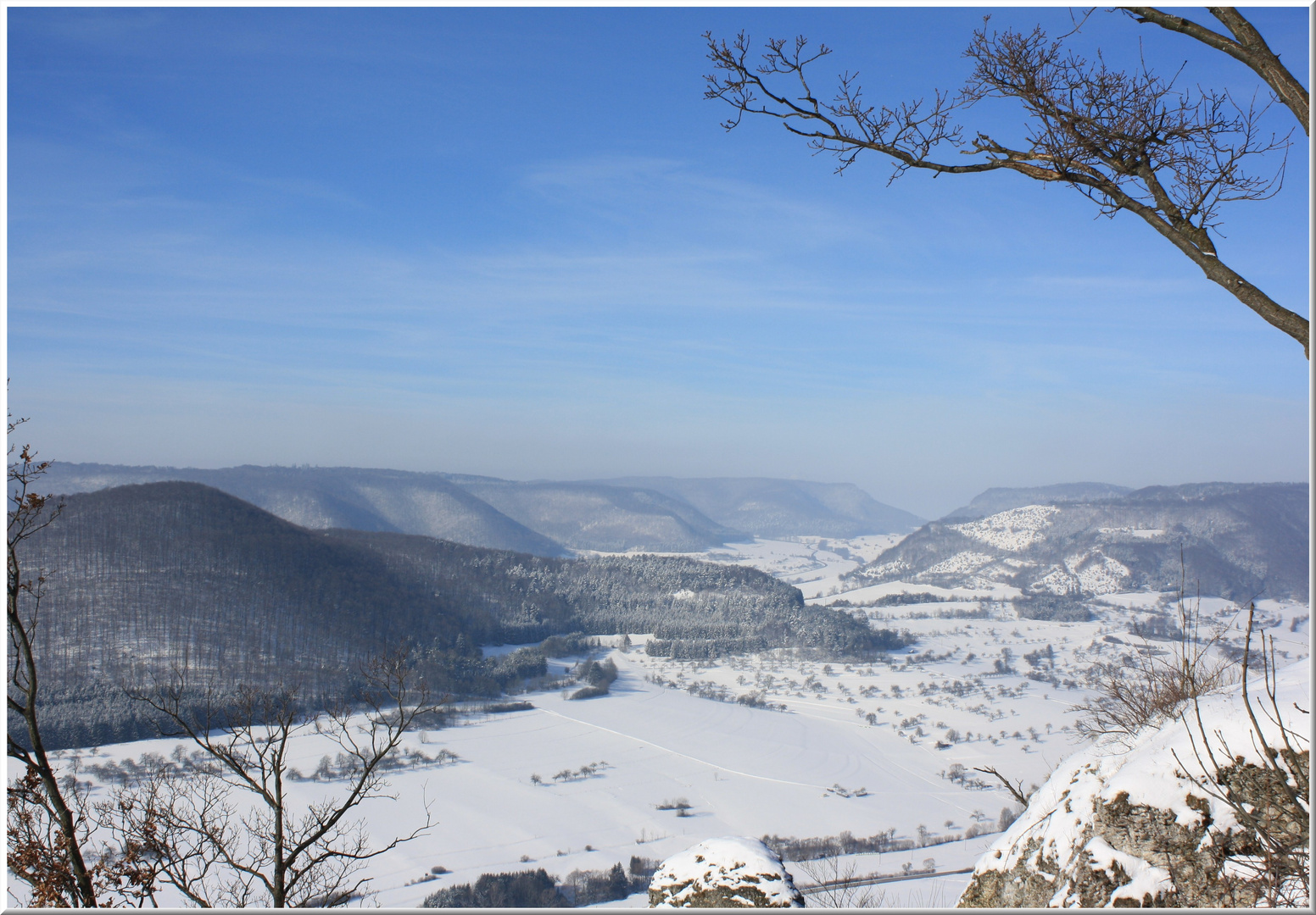 Blick von der Hausener Wand - Schwäbische Alb