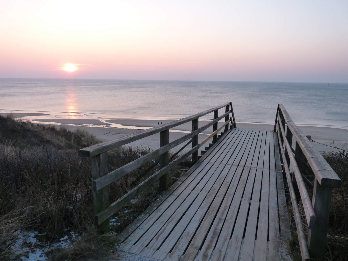 Blick von der Himmelsleiter in Westerland ...