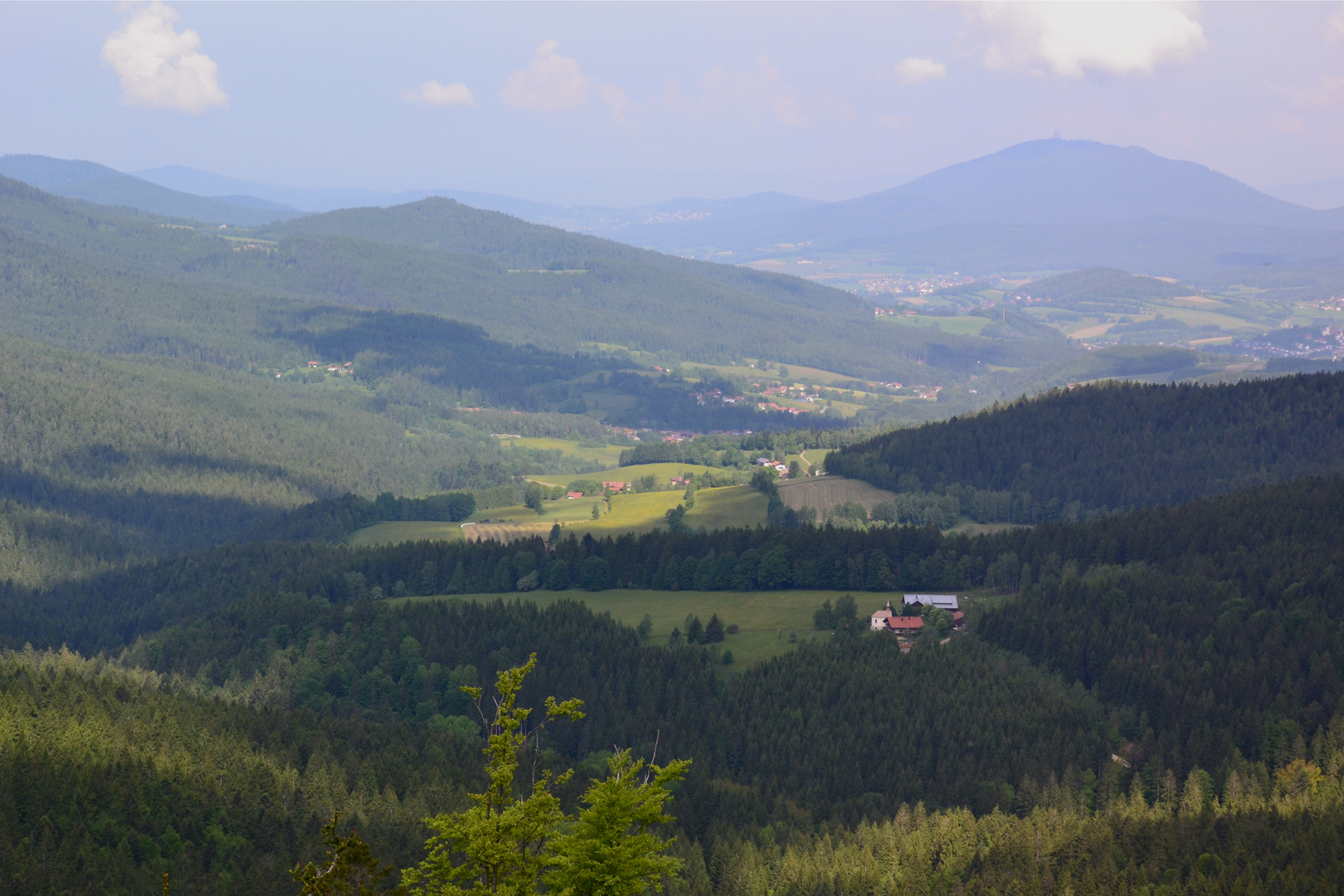 Blick von der Hindenburgkanzel…