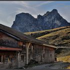 Blick von der Hochalphütte ( 1510 m ) ...