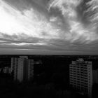 Blick von der Hochhaussiedlung Belvedere