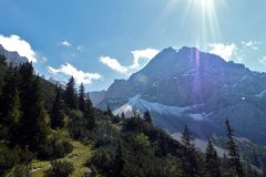 Blick von der Hochlandalm - Karwendelgebirge
