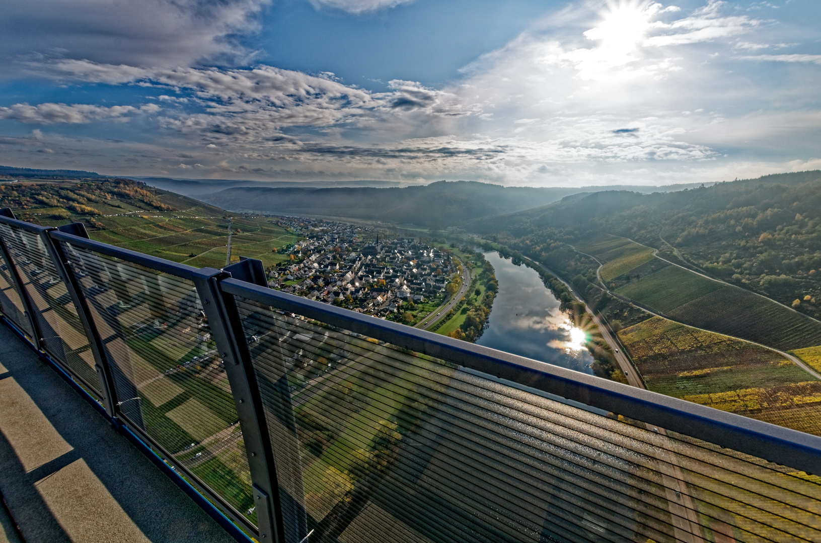 Blick von der Hochmoselbrücke