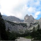 Blick von der Höllentalangerhütte