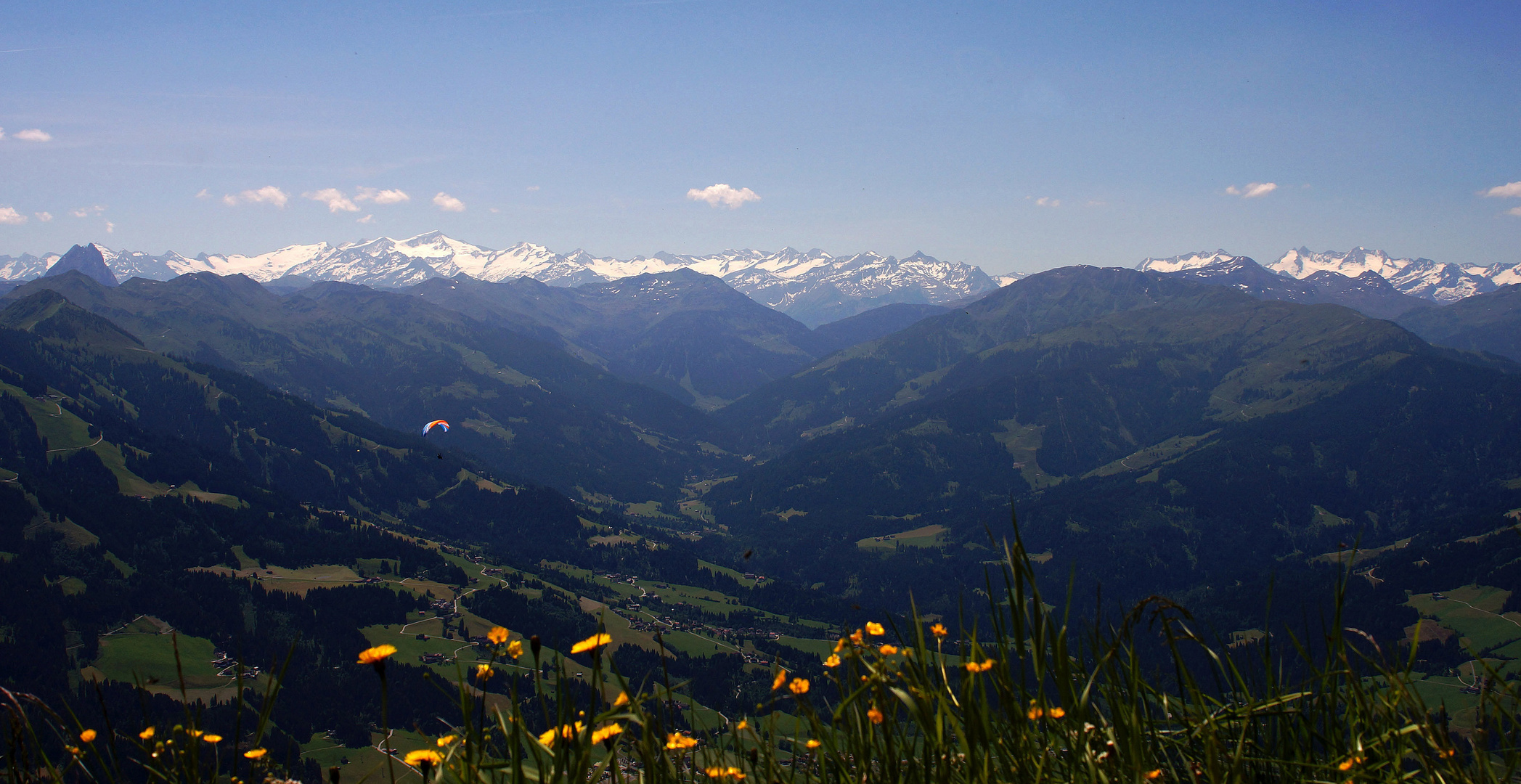 Blick von der Hohen Salve (1828 m)...