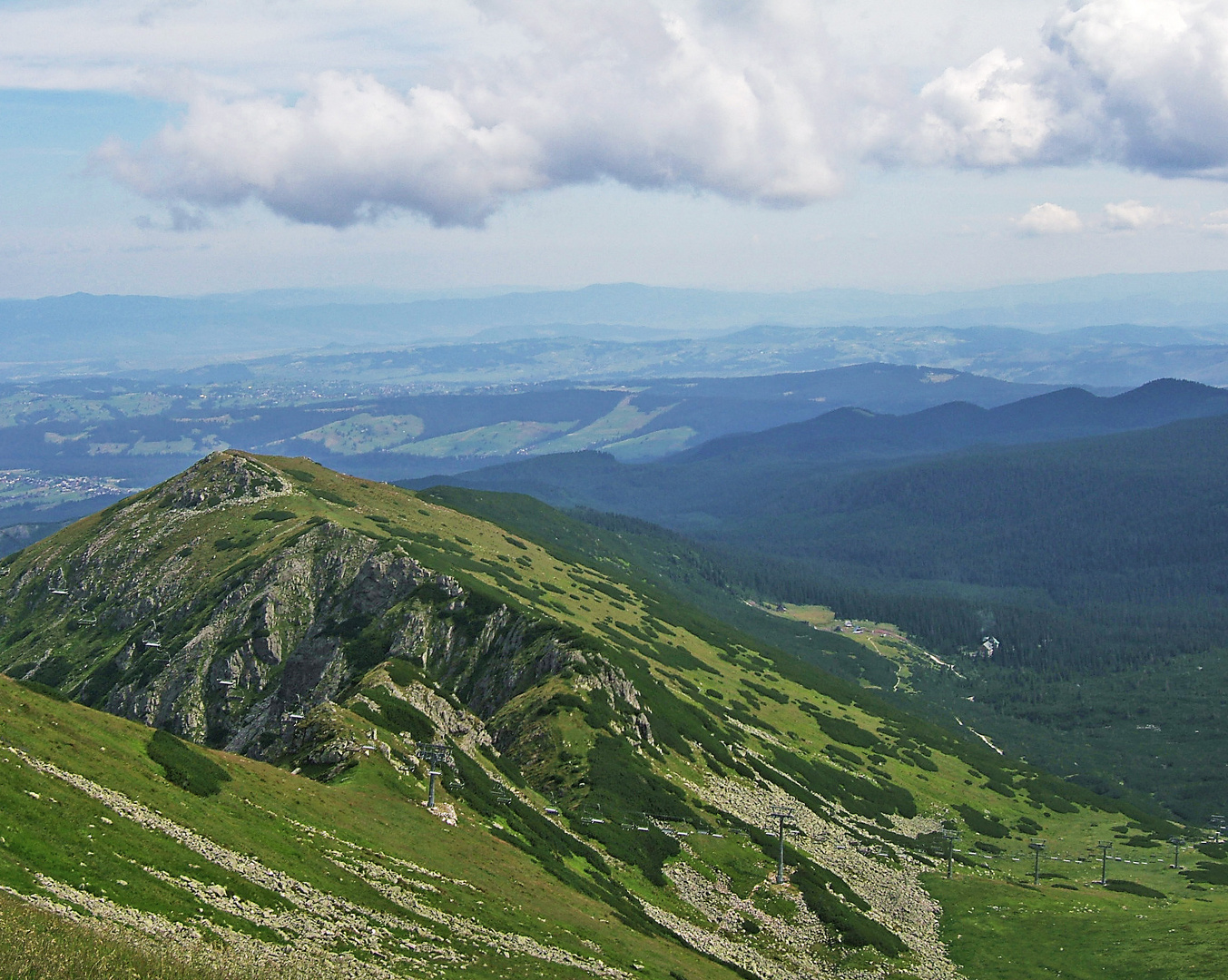 Blick von der Hohen Tatra