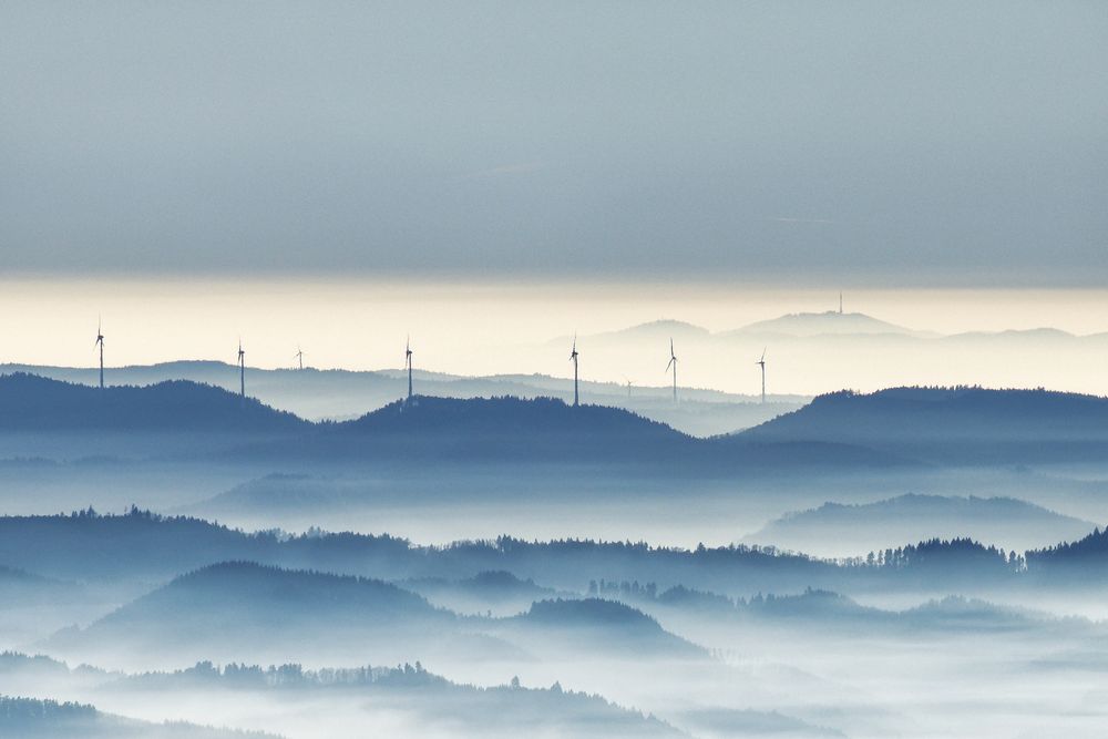 Blick von  der Hornisgrinde