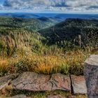 Blick von der Hornisgrinde in den Schwarzwald 