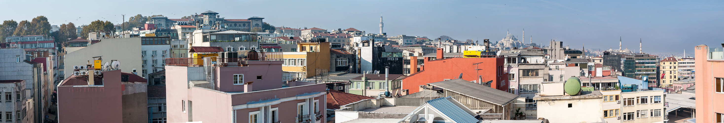 Blick von der Hotelterrasse