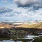 Blick von der Hubertusbaude am Lauschehang | Waltersdorf im Zittauer Gebirge