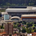 Blick von der Hungerburg richtung Eisstadion und Tivoli neu