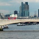 Blick von der Hungerford-Bridge