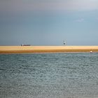 Blick von der Insel Langeoog auf die Nordsee. 