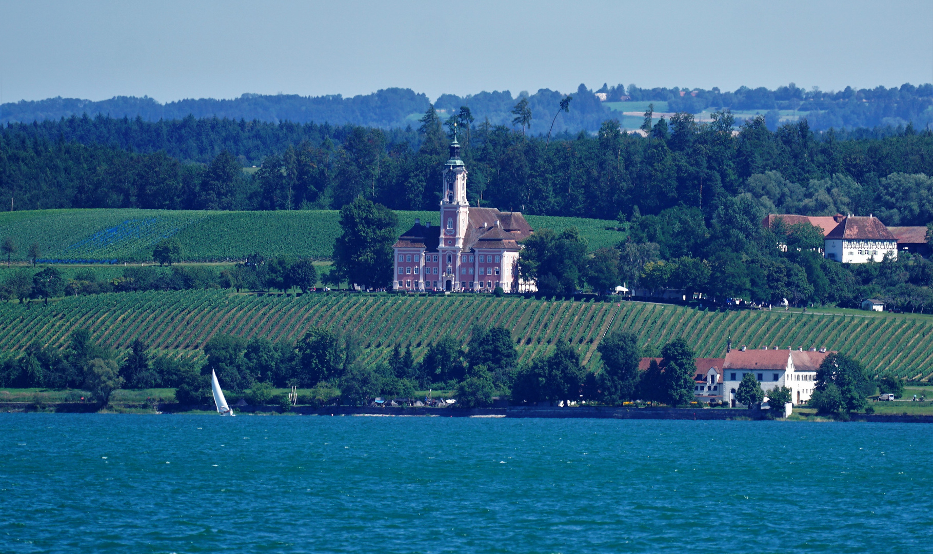 Blick von der Insel Mainau