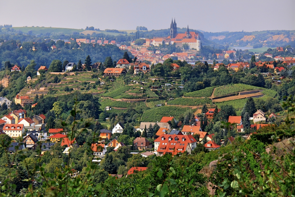 Blick von der Juchhöh auf Meißen