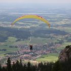 Blick von der Kampenwand auf Aschau im Chiemgau