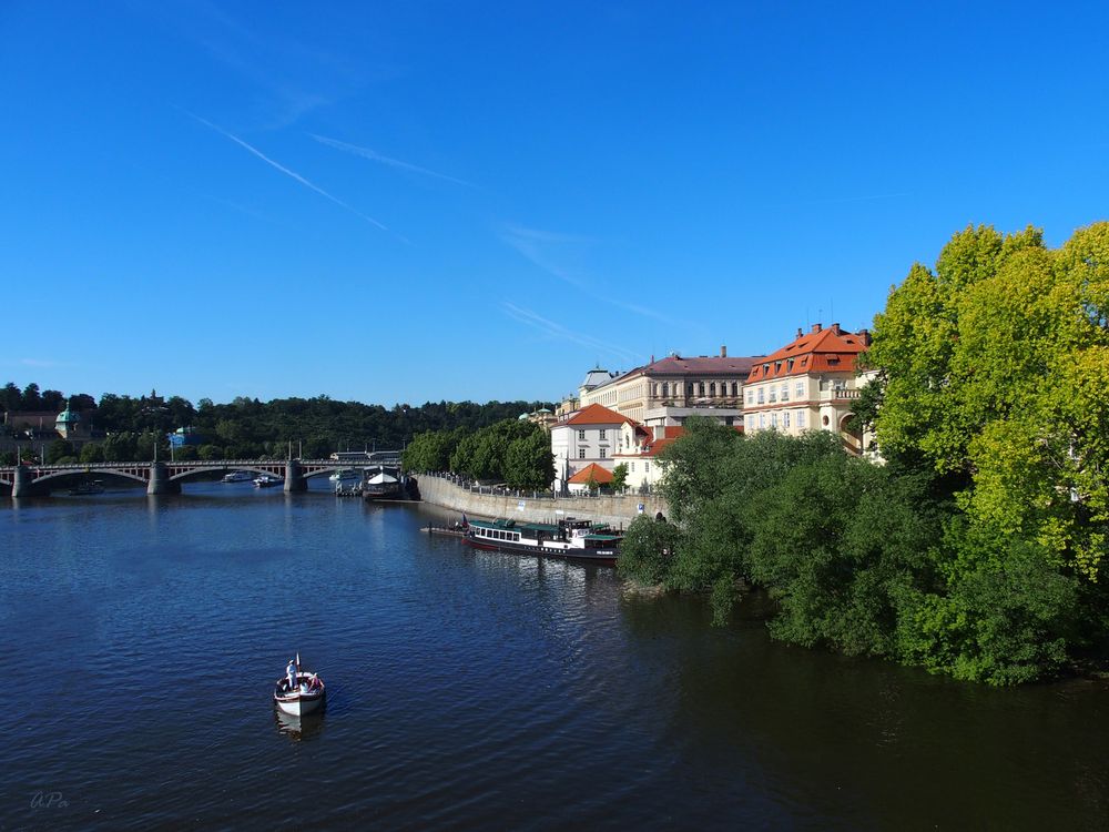 Blick von der Karlsbrücke..