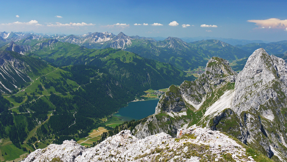 Blick von der Kellenspitze