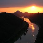 Blick von der "Kleinen Bastei" im Elbsandsteingebirge