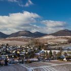 Blick von der Kleinen Kalmit im Winter