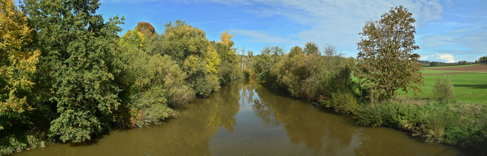 Blick von der Kocherbrücke