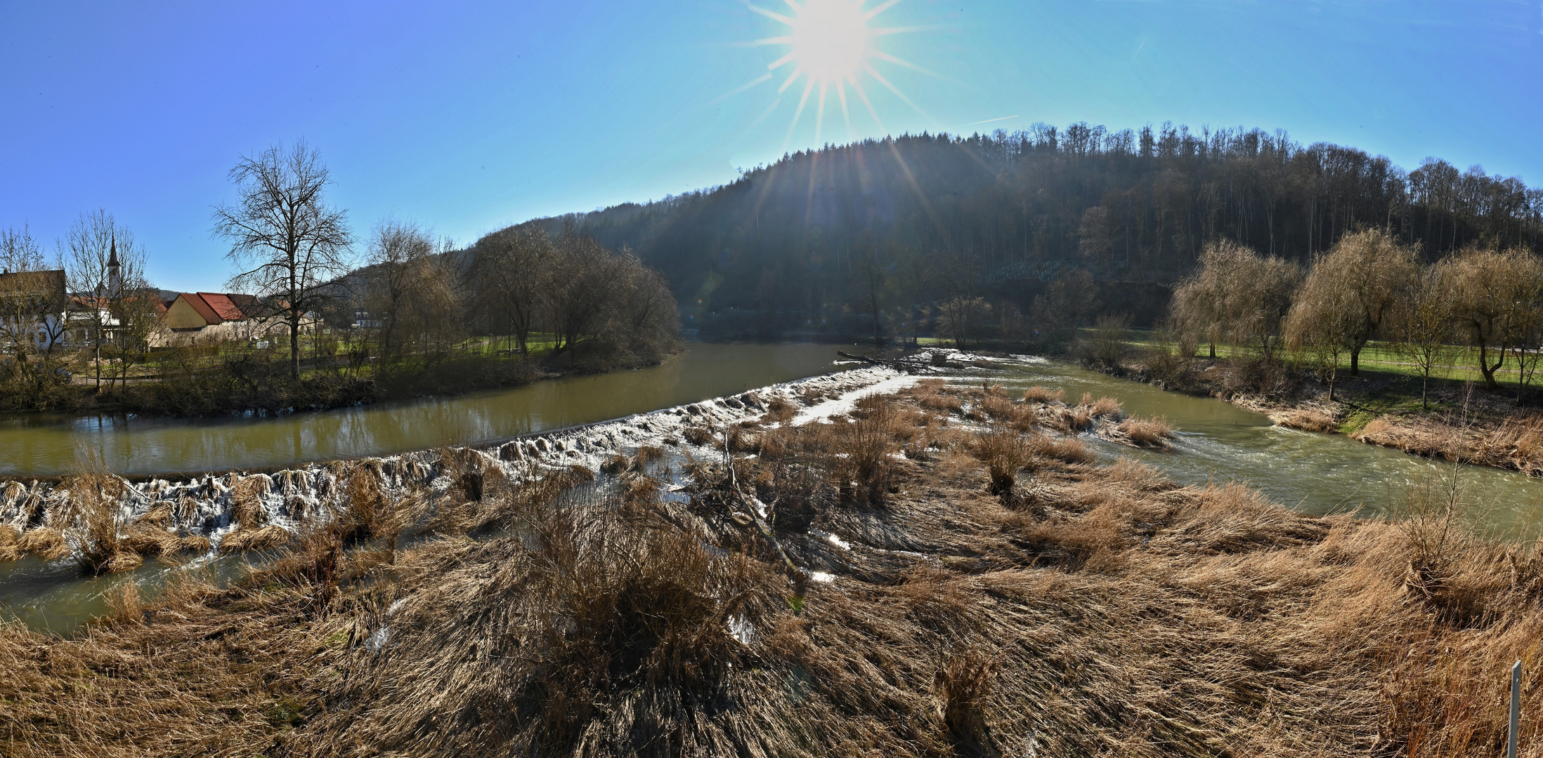 Blick von der Kocherbrücke