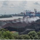 Blick von der Köhlbrandbrücke