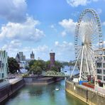 Blick von der Kölner Severinsbrücke