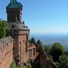 Blick von der Königsbourg im Elsass