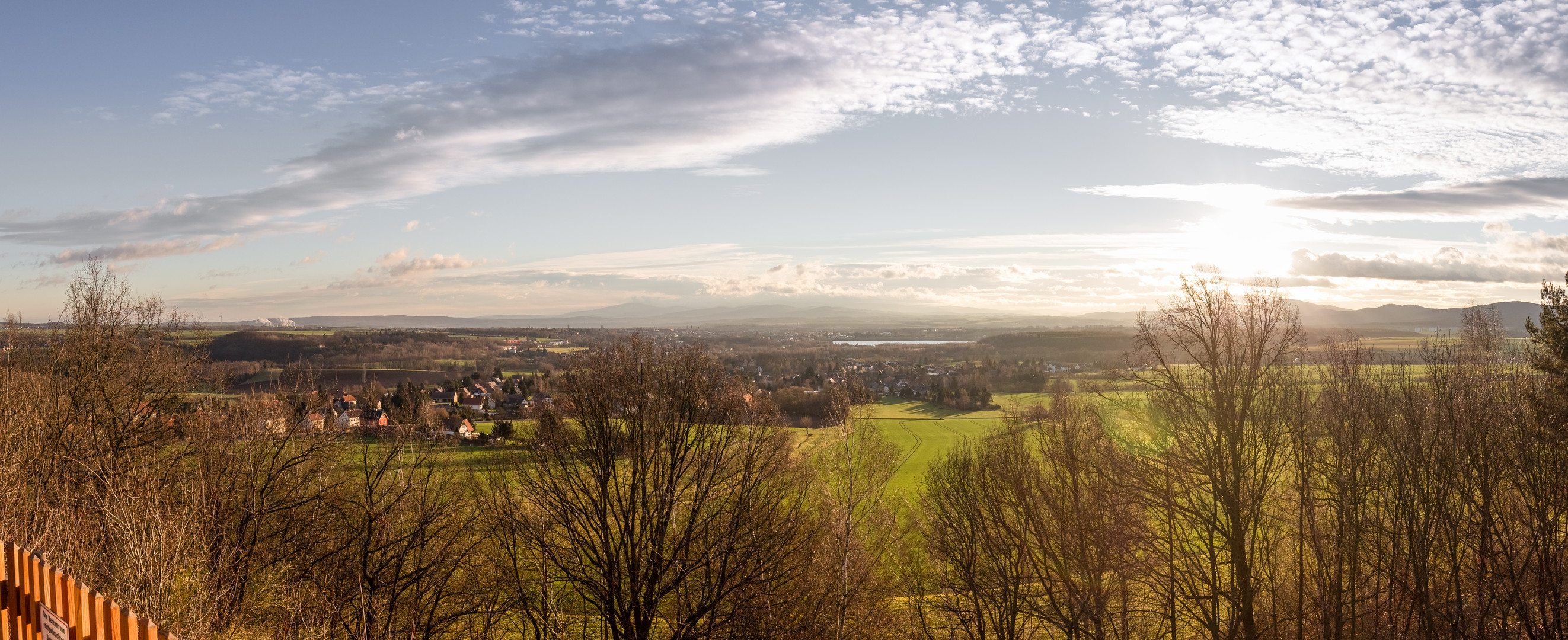 Blick von der KOITSCHE nach Zittau/Sachsen