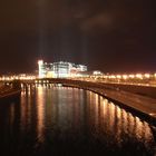 Blick von der Kronprinzenbrück Richtung Hauptbahnhof Berlin