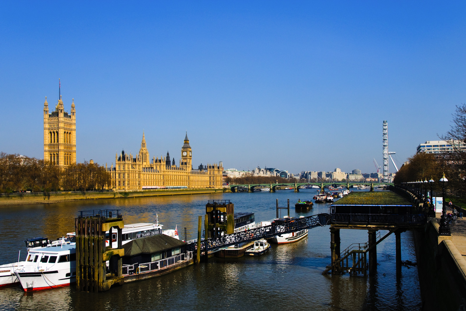 Blick von der Lambeth Bridge