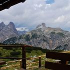 Blick von der Langen Alpe, Drei Zinnen