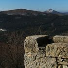 Blick von der Lausche im Zittauer Gebirge (D) zum Jedlova( CZ)