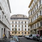 Blick von der Lindengasse auf die Stiftsgasse 