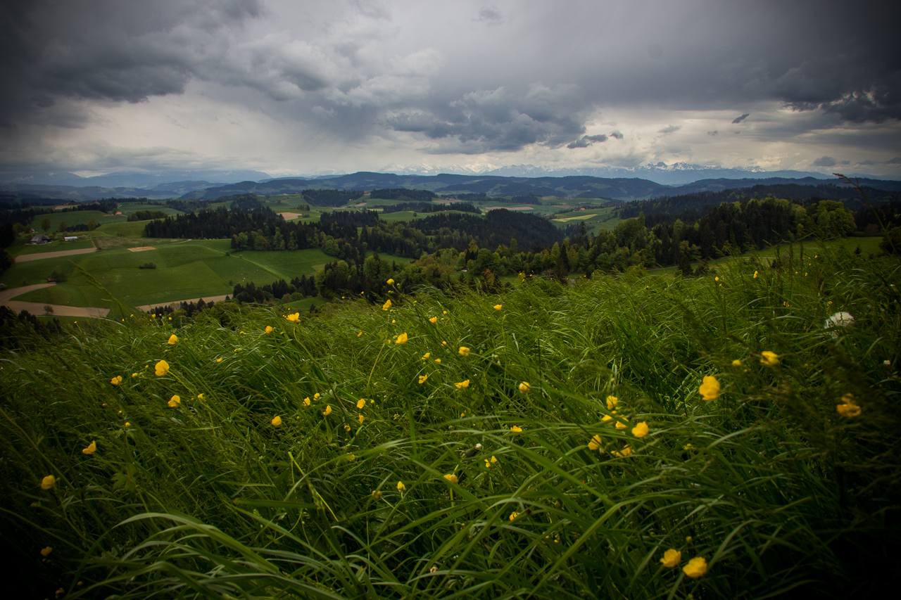 Blick von der Lueg im Emmental