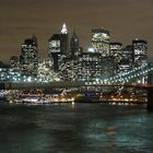 Blick von der Manhattan Bridge...