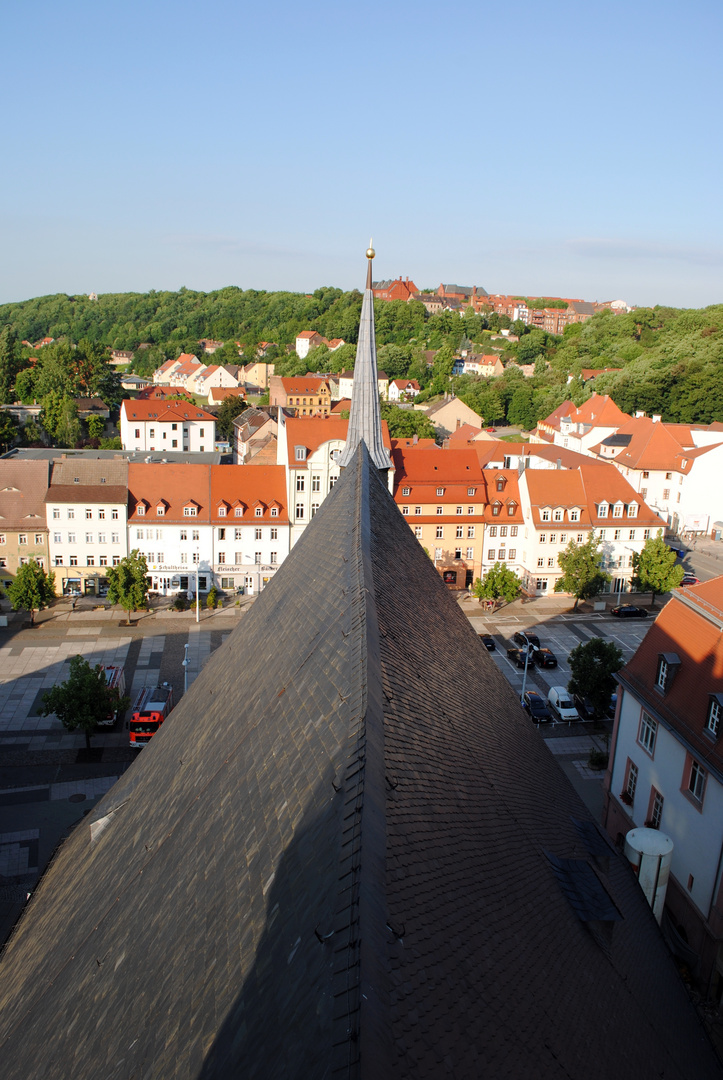 Blick von der Marienkirche (Weißenfels)